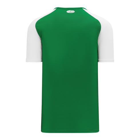 Athletic Knit V-Neck Baseball Jersey with Contrasting Shoulders (BA1375)